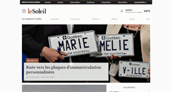Desktop Screenshot of lesoleil.com